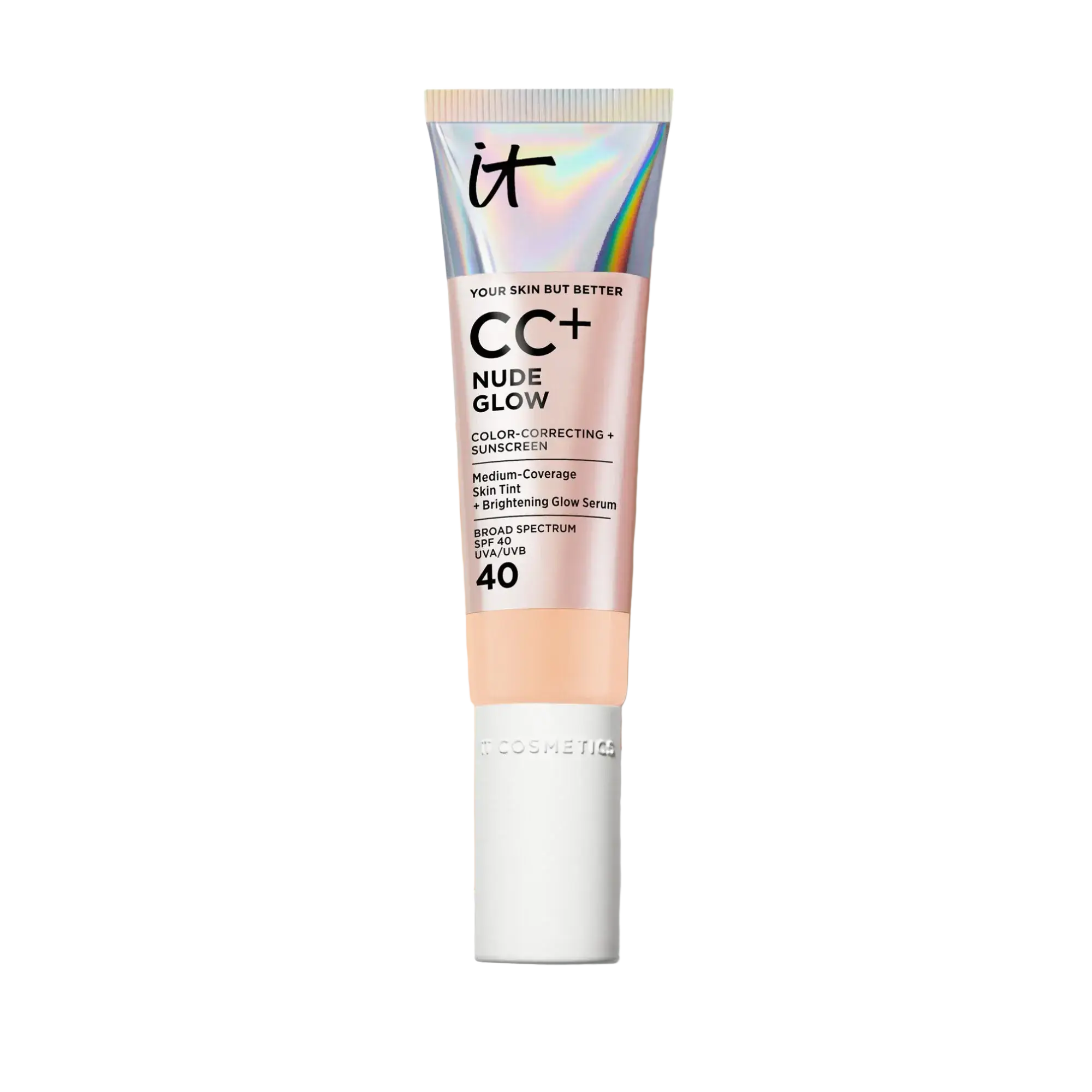 IT Cosmetics CC+ Nude Glow Lightweight Foundation SPF 40 Light Medium