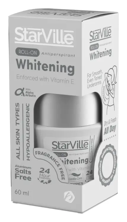 Starville Whitening Antiperspirant Roll-On Fragrance Free