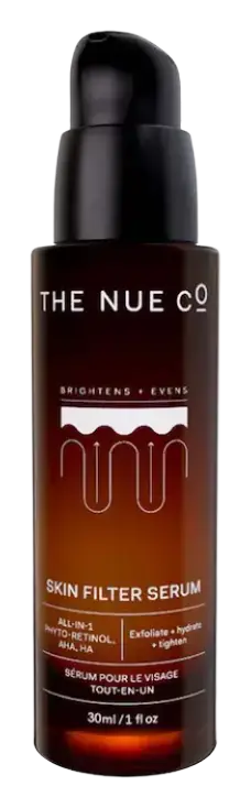 The Nue Co Skin Filter Daily Brightening Phyto-Retinol + AHA Serum