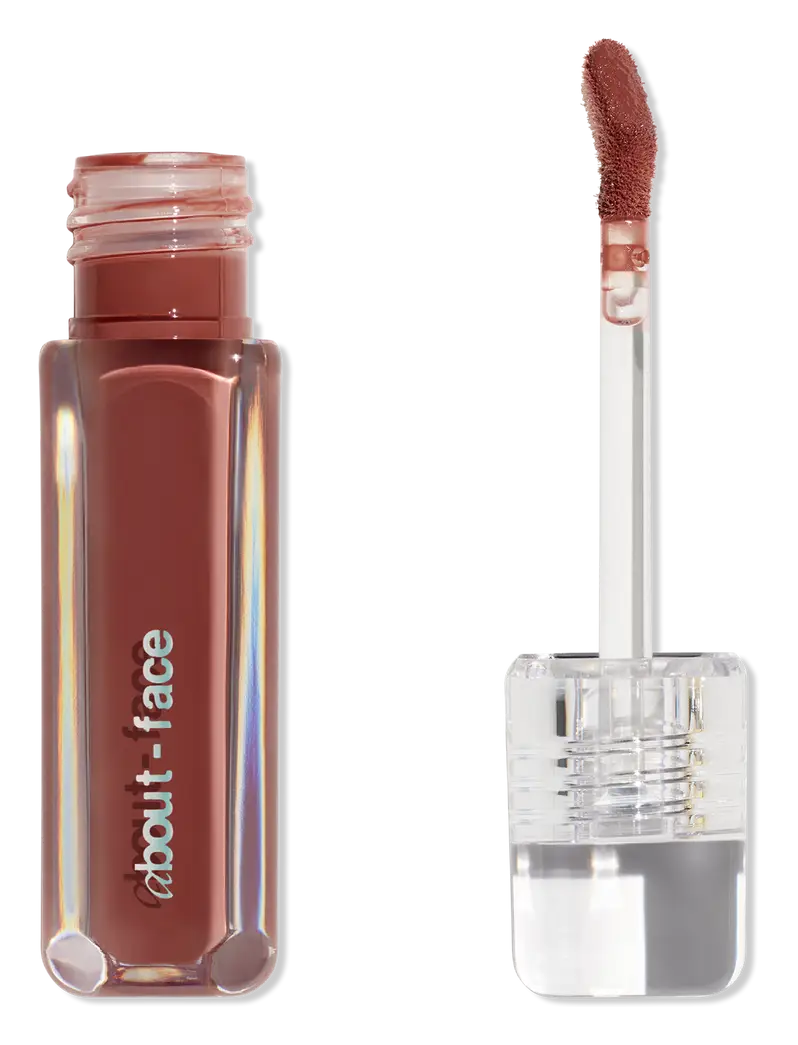 about-face Light Lock Lip Gloss Double Clutch