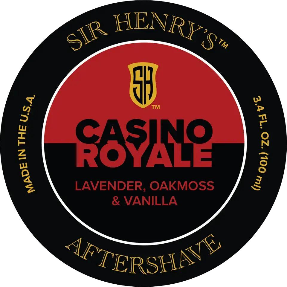 Sir Henry's Aftershave Splash Casino Royale Lavender, Oakmoss, & Vanilla