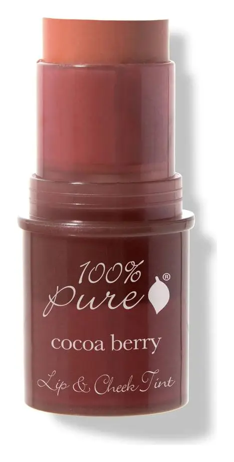 100% Pure Fruit Pigmented Lip & Cheek Tint Shimmery Cocoa Berry
