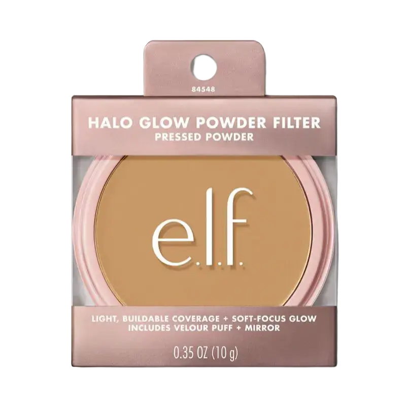 e.l.f. cosmetics Halo Glow Powder Filter Pressed Powder Tan Warm