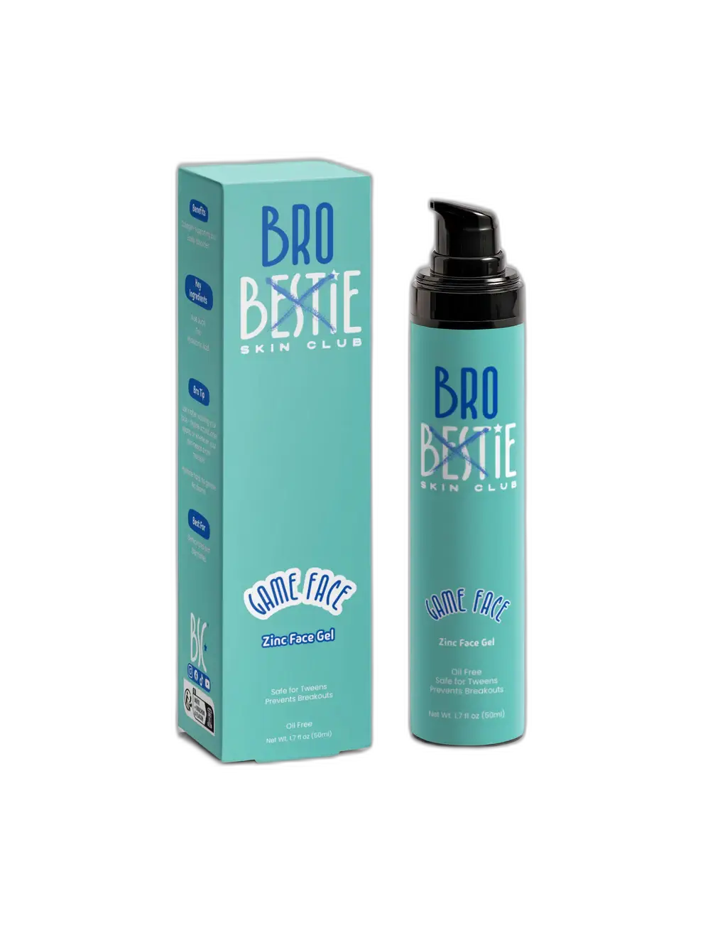 Bestie Skin Club Game Face Zinc Face Gel