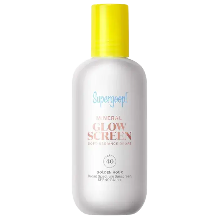 Supergoop! Mineral Glowscreen Soft-Radiance Drops SPF 40 PA+++ Golden Hour
