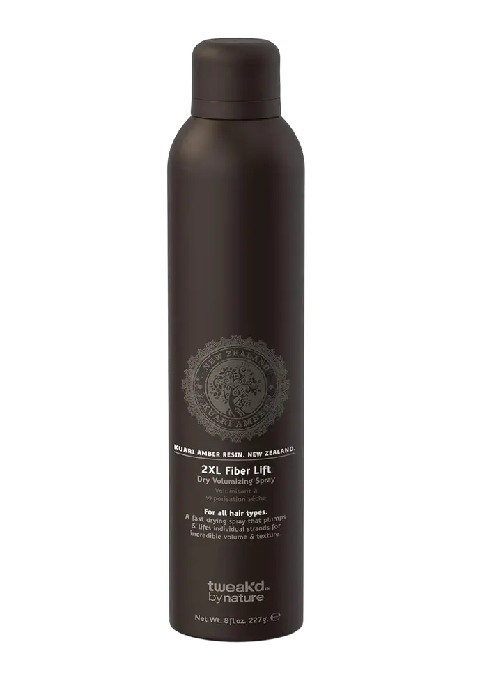 Tweak'd by Nature 2XL Fiber Lift Dry Volumizing Spray Kauri Amber Resin