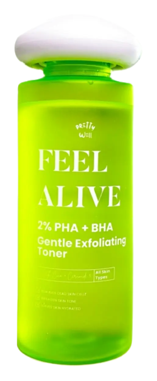 Prettywell Feel Alive PHA + BHA Gentle Exfoliating Toner