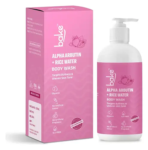 Bake Alpha Arbutin + Rice Water Body Wash