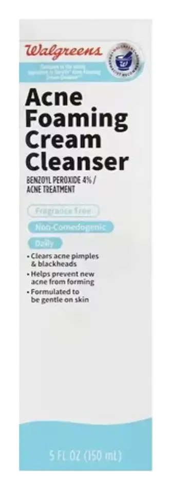 Walgreens Acne Foaming Cream Cleanser