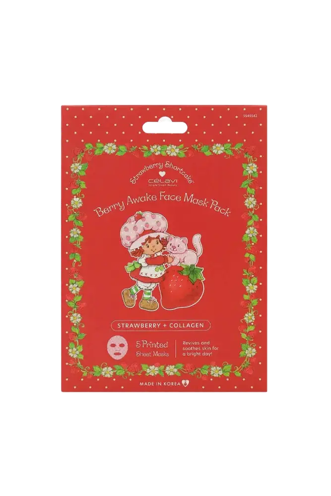 Celavi Celavi X Strawberry Shortcake Berry Awake Face Mask