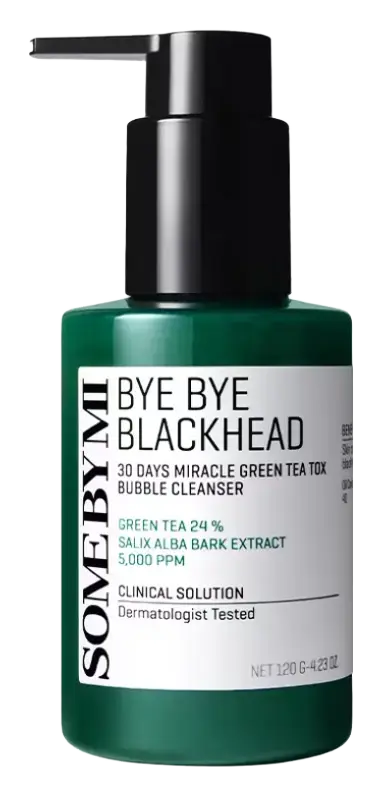 Some By Mi Bye Bye Blackhead 30 Days Miracle Green Tea Tox Bubble Cleanser