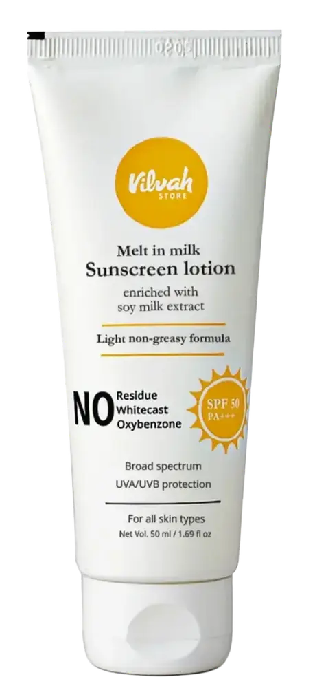 Vilvah Melt-In-Milk Sunscreen SPF 30