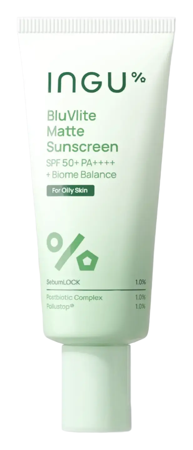 Ingu BluVlite Matte Sunscreen + Biome Balance SPF 50+ PA++++