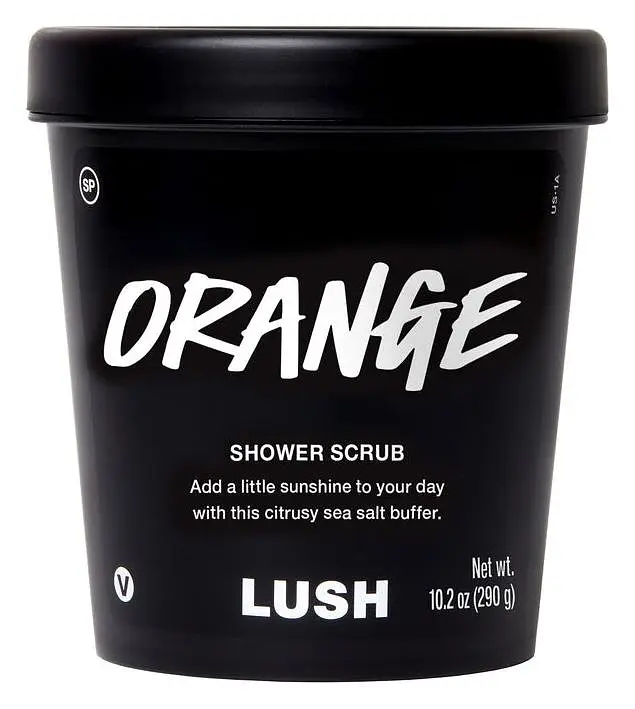 LUSH Orange Shower Scrub