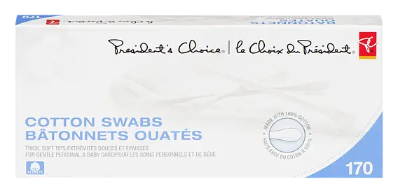 President’s Choice Cotton Swabs