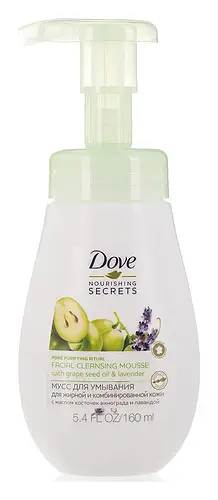 Dove Facial Cleansing Mousse Grapeseed Oil & Lavender