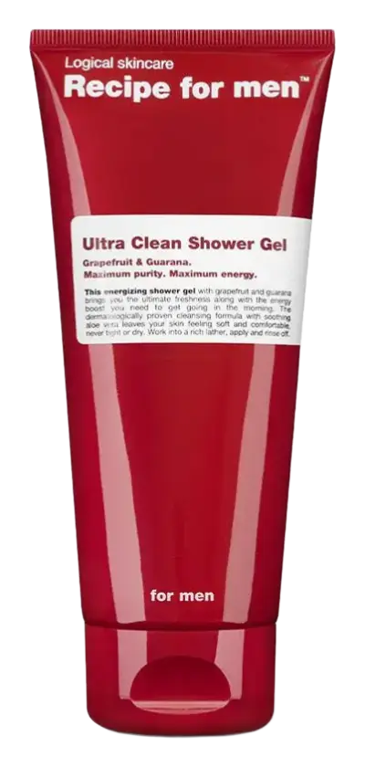 Recipe For men Ultra Clean Shower Gel