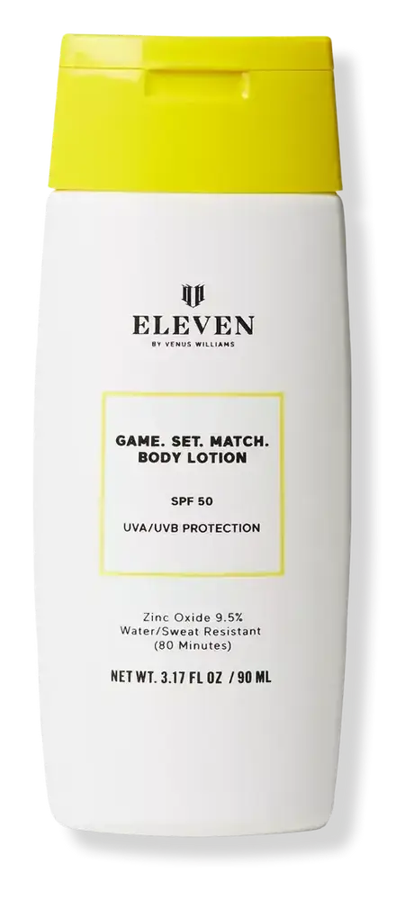 EleVen by Venus Williams Game. Set. Match. Body Lotion SPF 50