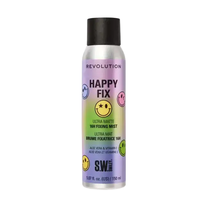 Revolution Beauty S.W.Smiley Happy Fix Ultra Matte 16H Fixing Mist