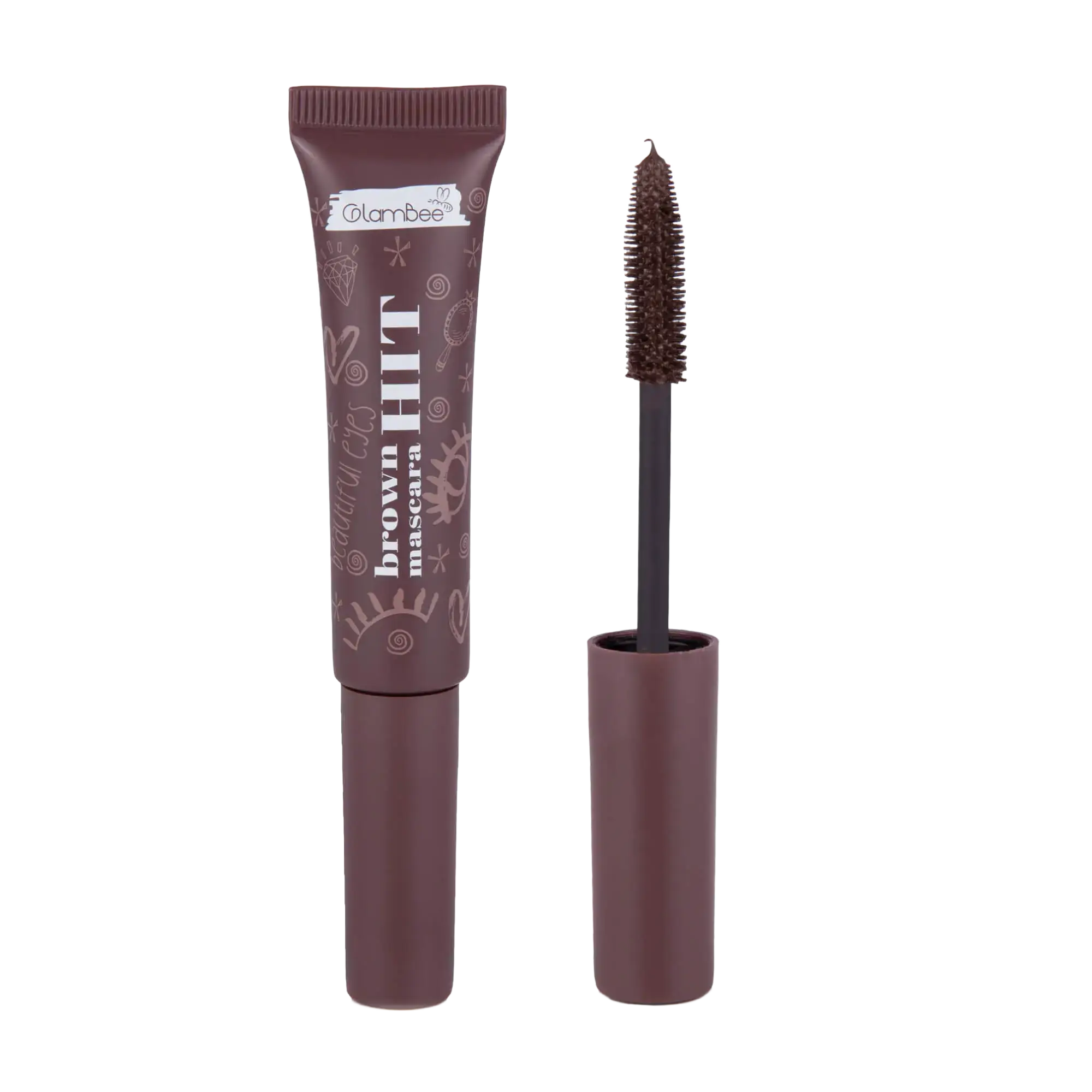 GlamBee Hit Mascara Brown