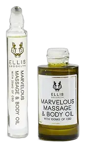 Ellis Brooklyn Marvelous CBD Massage & Body Oil