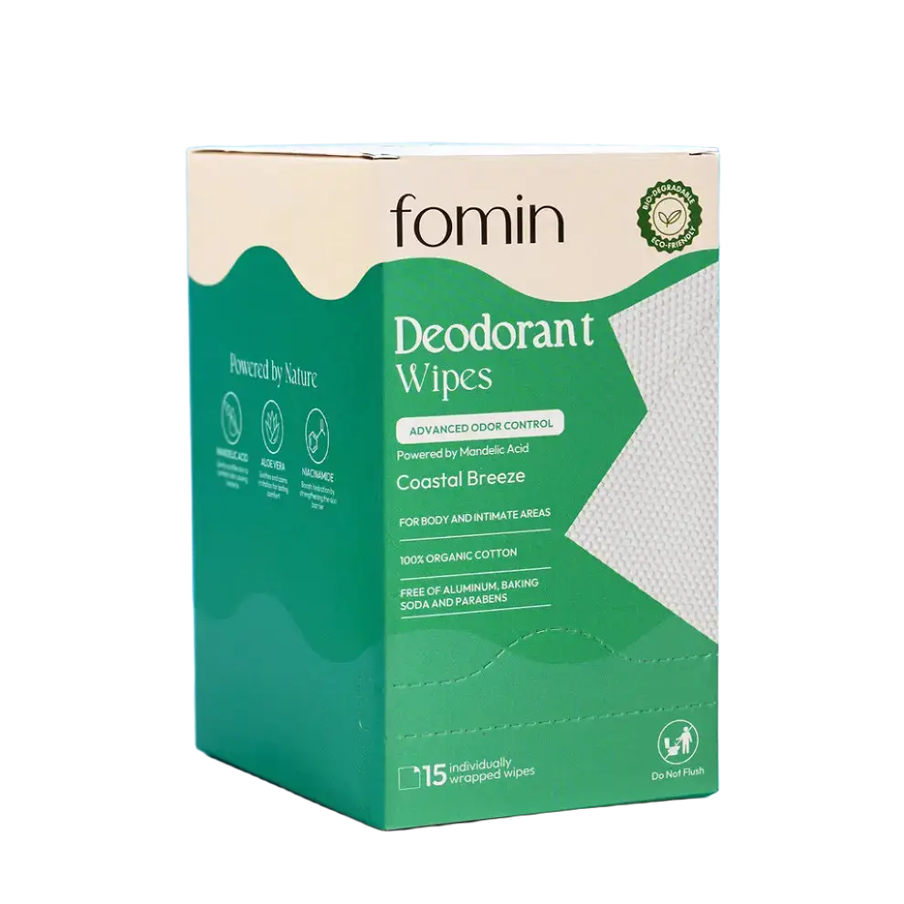 Fomin Deodorant Wipes Coastal Breeze