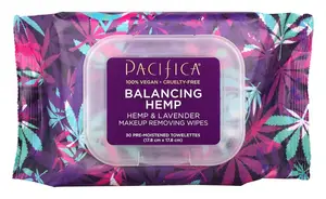Pacifica Balancing Hemp Makeup Removing Wipes - Hemp & Lavender