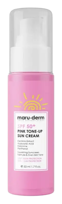maru.derm Pink Tone-Up Sunscreen SPF 50+