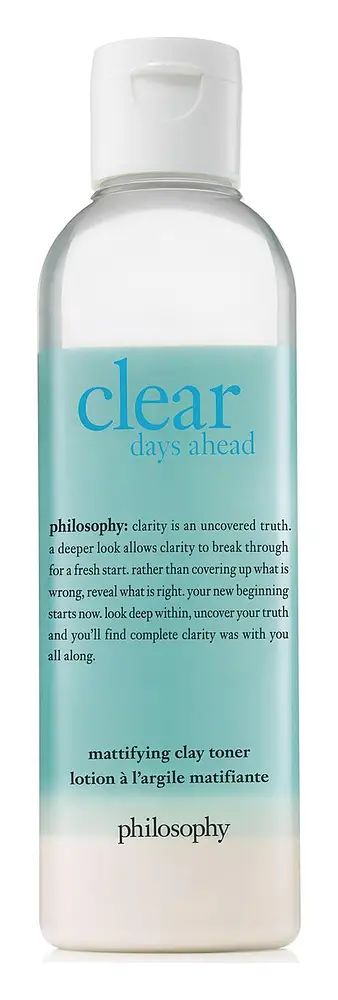 Philosophy Clear Days Ahead Toner