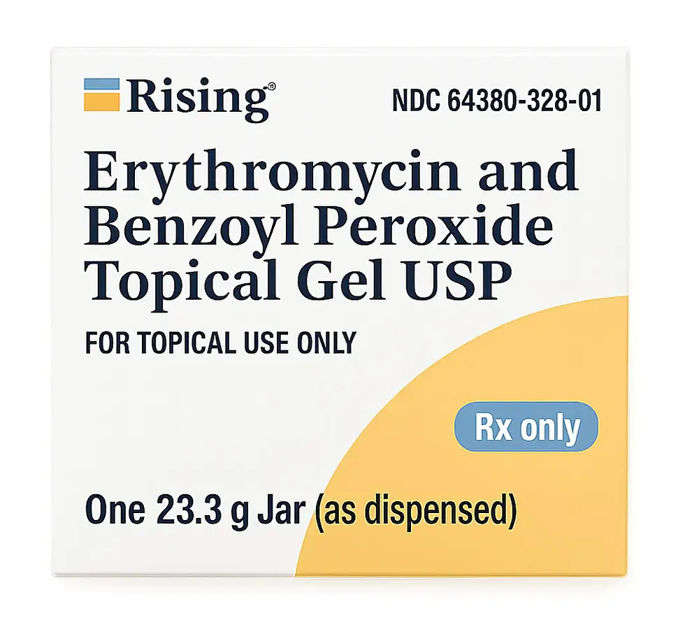 Rising Pharmaceuticals Erythromycin And Benzoyl Peroxide 3.5% Topical Gel USP