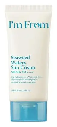 I'm from Seaweed Watery Sun Cream SPF 50+