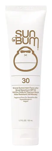 Sun Bum Mineral SPF 30 Sunscreen Face Lotion