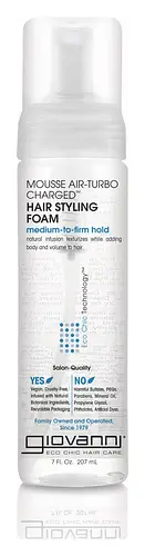 Giovanni Mousse Air-Turbo Charged Hair Styling Foam