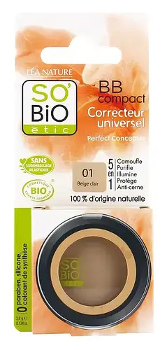 So’ Bio Etic BB Compact 5 In 1 Correcteur Universel Beige Clair