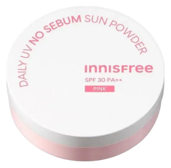 innisfree Daily UV No Sebum Sun Powder SPF 30 PA++ Pink