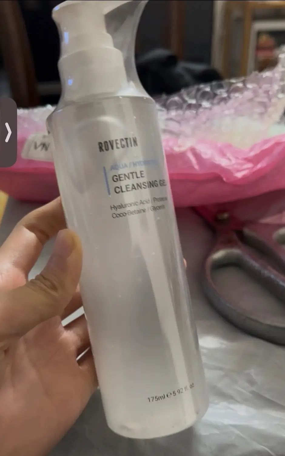 Rovectin Aqua Hydration Gentle Cleansing Gel (Ingredients Explained)