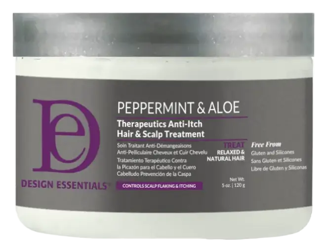Design Essentials Peppermint & Aloe Therapeutics Anti-Itch Hair & Scalp Treatment