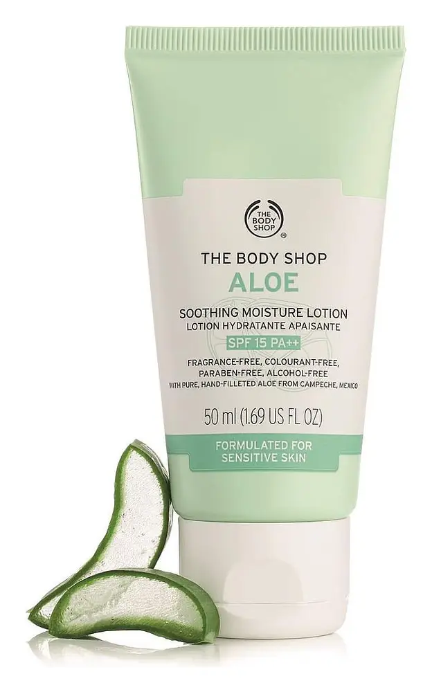 The Body Shop Aloe Soothing Moisture Lotion SPF 15