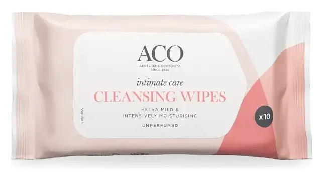 ACO Intimate Care Cleansing Wipes