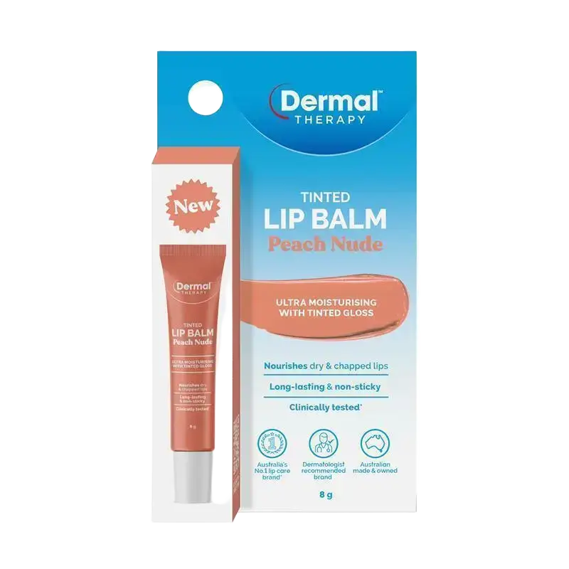 Dermal Therapy Tinted Lip Balm Peach Nude