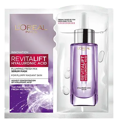L'Oreal REVITALIFT Hyaluronic Acid Fresh Mix Mask