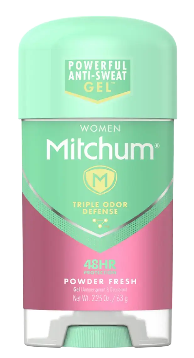 Mitchum Women Gel Antiperspirant Deodorant Powder Fresh