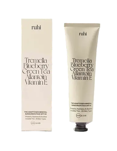 ruhi The Adaptogen Mineral Sunscreen Face SPF 50