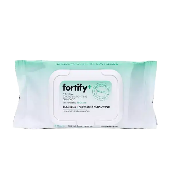 fortify+ Cleansing & Protecting Facial Wipes
