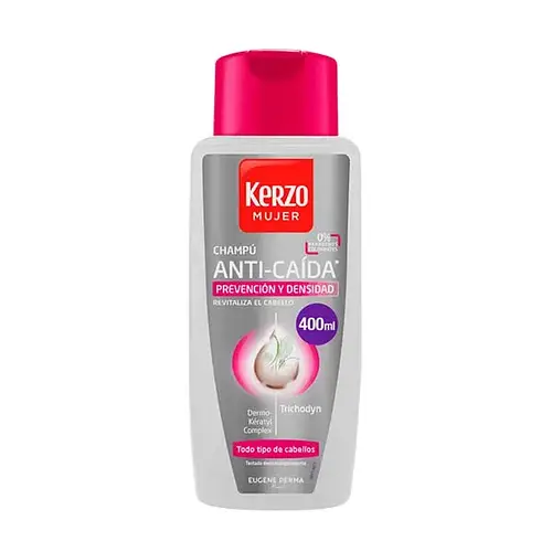 Kerzo Champú Anti-Caída Prevención Y Densidad Para Mujer