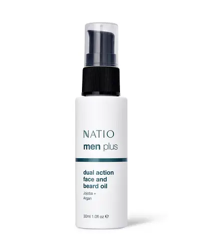 Natio Men Plus Dual Action Face And Beard Oil