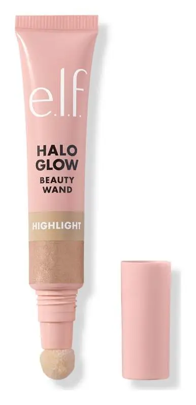e.l.f. cosmetics Halo Glow Highlight Beauty Wand Champagne Campaign