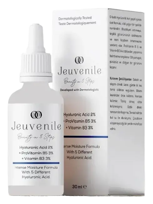 Jeuvenile Hyaluronic Acid %2 + Provitamin B5 %3 + Vitamin B3 %3