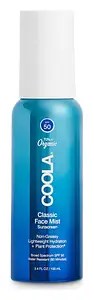 COOLA Classic Face Organic Sunscreen Mist SPF 50