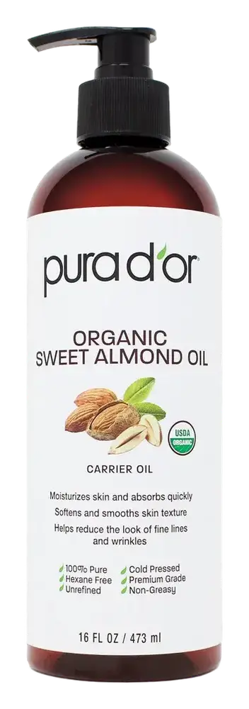 Pura D'or Organic Sweet Almond Oil